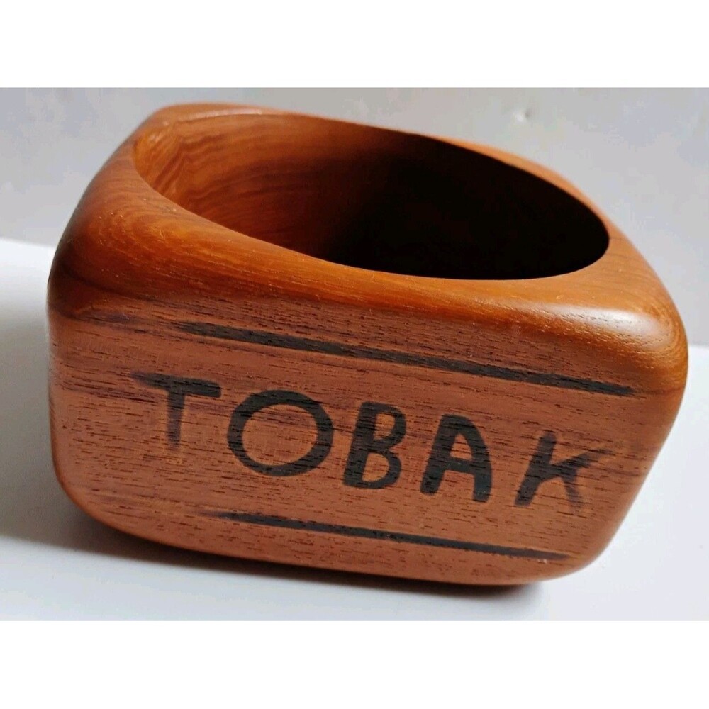 Vintage Sowe Konst Sweden Teak TOBAK Box Mid Century Modern Sigvard Nilsson MCM